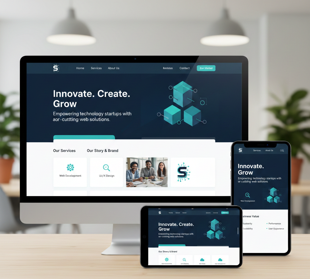 Startup Company Website